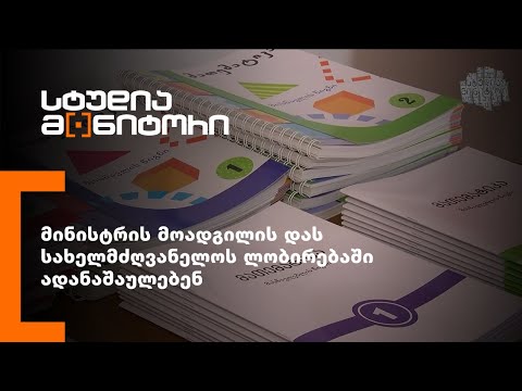 მინისტრის მოადგილის დას სახელმძღვანელოს ლობირებაში ადანაშაულებენ