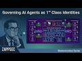 Governing AI Agents as First Class Identities