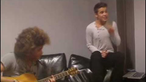 Joe McElderry - Telephone (Backstage on The X Factor Tour)