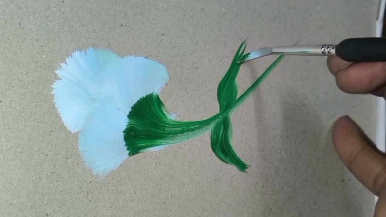 Jelly Flowers 🌹🤍💚💜💙♥️💖 | Easy Painting for beginners 