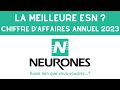 Neurones  la meilleure esn  analyse du chiffre daffaires annuel 2023