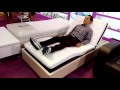 folding mattress bed with wireless remote control operating system