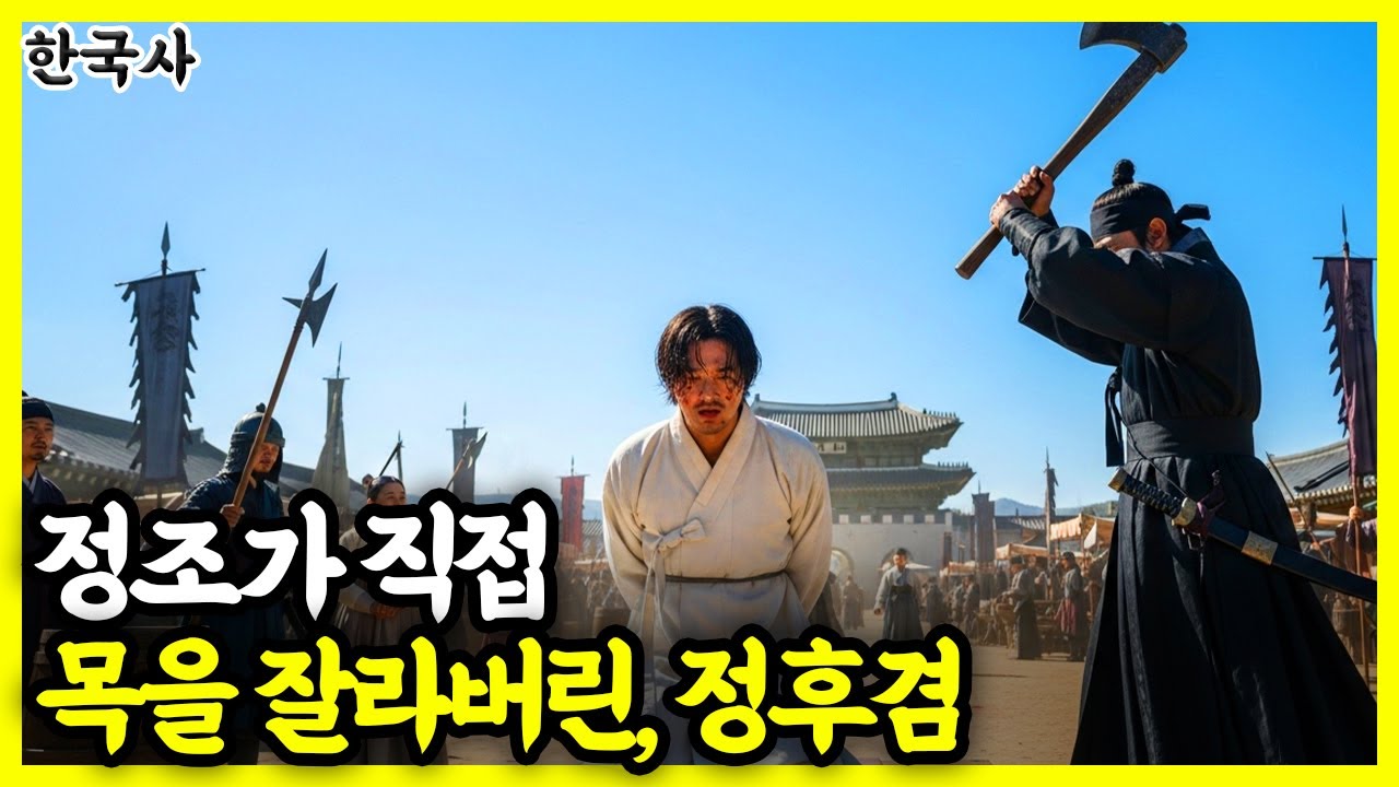 《한국사》정조에게 까불다가 사약을 먹은 정조의 사촌 정후겸 l 역사 인물 l 조선시대 l 야사