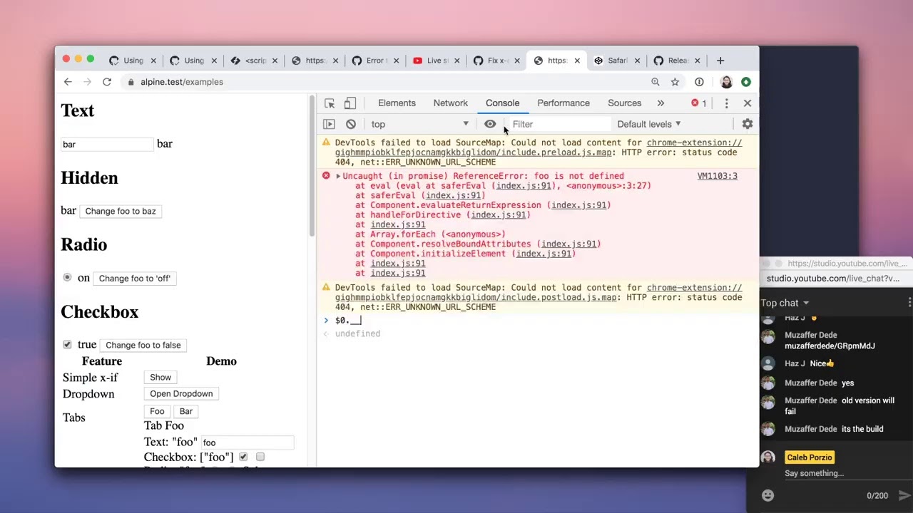 Working on AlpineJS - YouTube