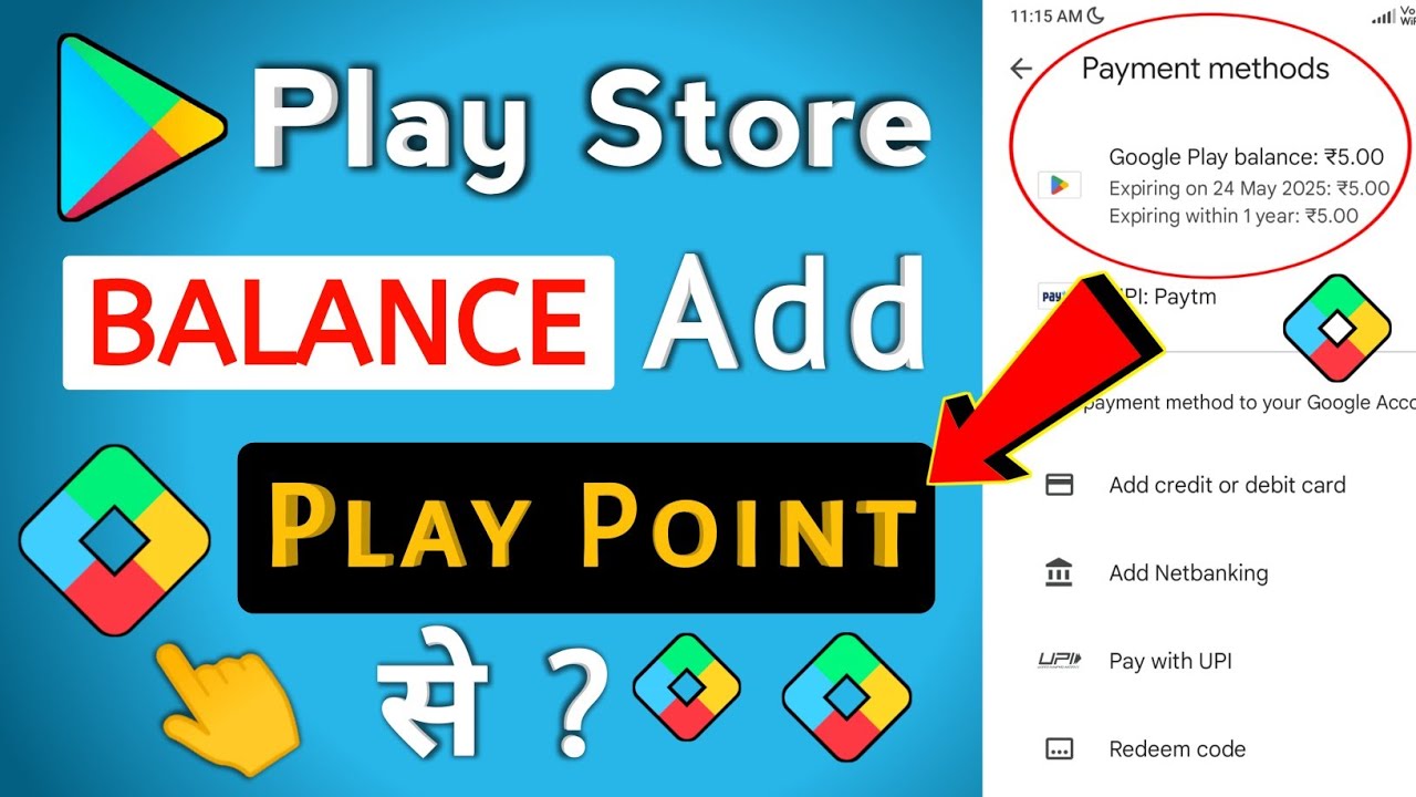 Play Store Me Balance Add Kaise Kare Play Point se || Google Play Store ...