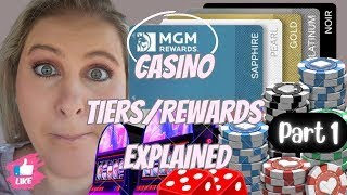 🎰 MGM Rewards Explained! 🏆 How Comps, Tier Credits &amp; Points Work! Part 1 💰