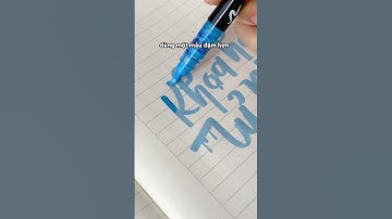 Vẽ Tên Môn Học Cute // Happy Hidari