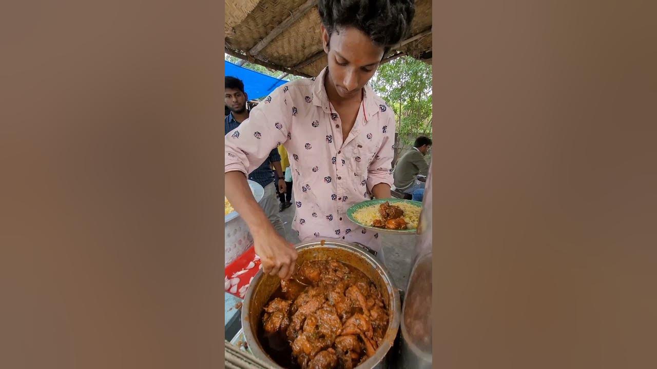 Chicken Curry with Biryani Rice // #shots Chicken Curry with Biryani Rice // #shots
