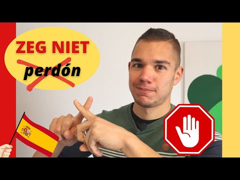 Zeg niet meer "perdón", gebruik deze uitdrukkingen! makkelijk en leuk Spaans leren voor beginners