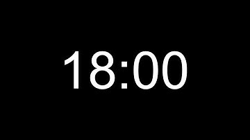 18 Minutes Timer (1080 seconds)