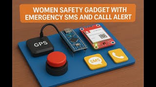 Women safety Gadget with Emergency SMS and Call Alert