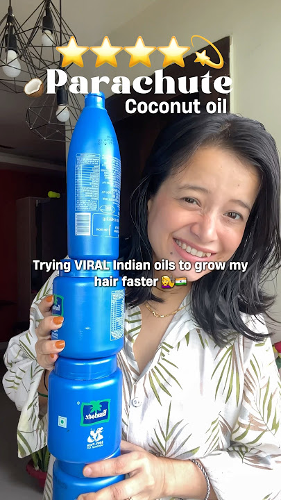 Trying viral Indian Hair oil to grow my hair long #coconutoil #hairoil #hairoilsforgrowth