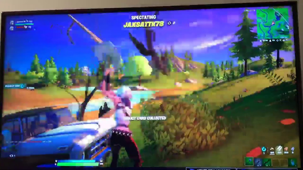 Playing switch waiting for valentines cup