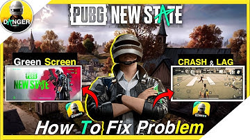 PUBG New State Green Screen Problem | How To Fix Pubg new State Green Screen Problem | lag & Crash
