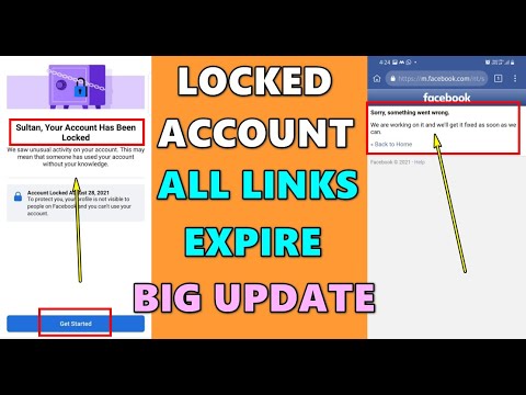 Locked Account All Links Are Expired || Big Update From Facebook || Unlock Or Not? New Trick??