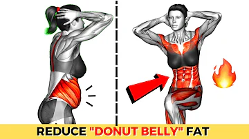 REDUCE Your 'DONUT BELLY' in Just 4 Weeks ➜ 30 minute STANDING Workout | Exercises To Lose Fat