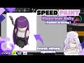 SPEED DRAWING - Gambar cewek imut tukang ngambek di sousou no frieren, Fern fanart tahap shading