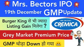 MRS BECTORS IPO • MRS BECTORS IPO GMP REVIEW GREY MARKET PREMIUM • UPCOMING NEW IPO • CREMICA IPO