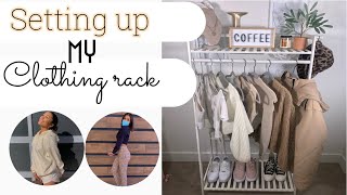 Setting up my Clothing Rack 🤎 by Itsleilaniii 7,817 views 3 years ago 11 minutes, 11 seconds