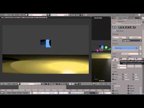 Blender 2.63 Tutorial - Introduction to Render Layers