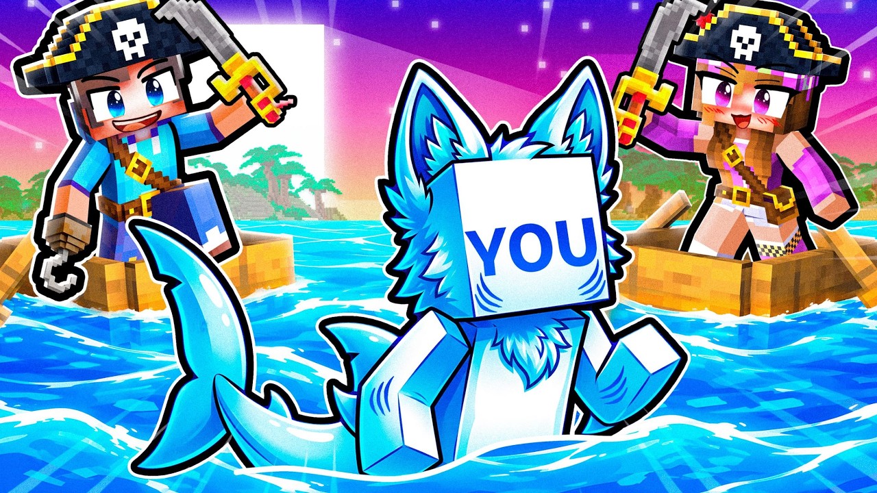YOU became a WOLFSHARK in Minecraft!