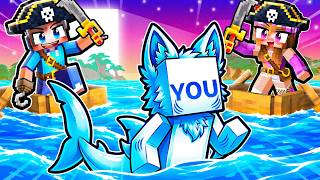 YOU became a WOLFSHARK in Minecraft!