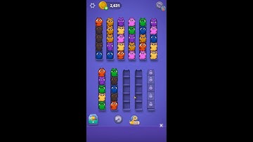 Kitty Sort: Twisted Tails Level 101-105 Gameplay | Funny Games