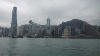 Boat going from kowloon to macau -