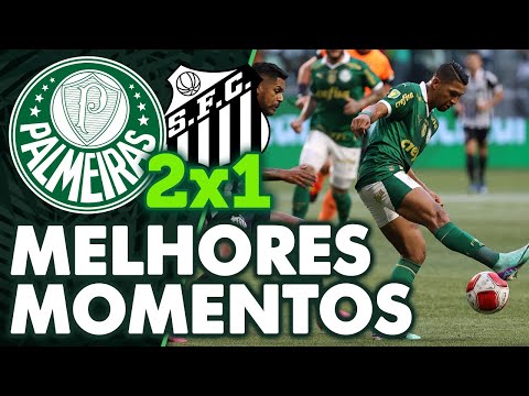 PALMEIRAS 2 X 1 SANTOS | MELHORES MOMENTOS | CAMPEONATO PAULISTA 2024