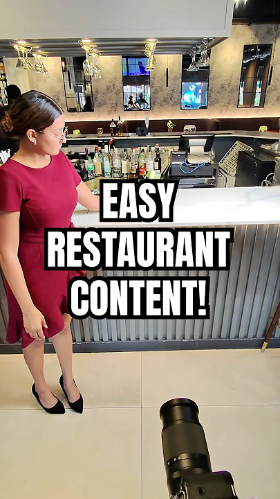 Just slide a bunch of drinks across the bar, and chop it up in editing to the beat! #contentcreation