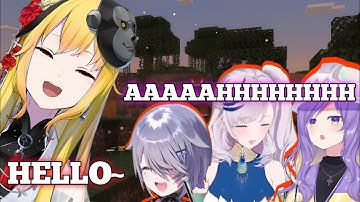 Kaela Jumpscares Bijou,Reine and Moona Just by Calling Them【HOLOLIVE】
