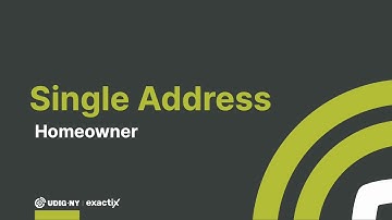 Single Address Homeowner Location Request