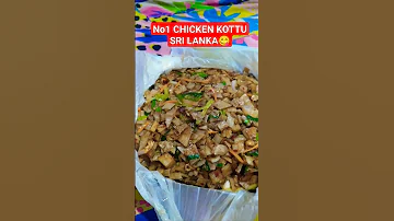 No 01 Chicken Kottu Sri Lanka Foodlover Streetfood Foodvlog Food Chickenkottu Kottu Koththu 