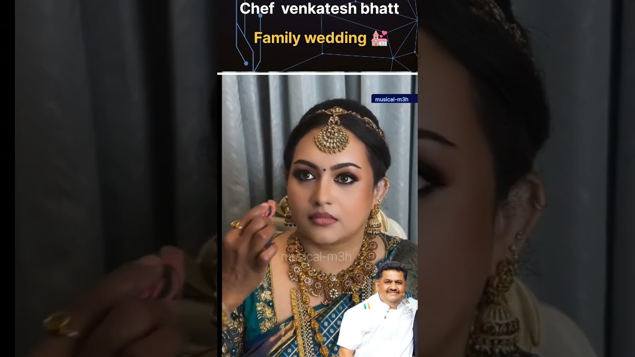💛Chef venkatesh bhatt family wedding function 💛✨