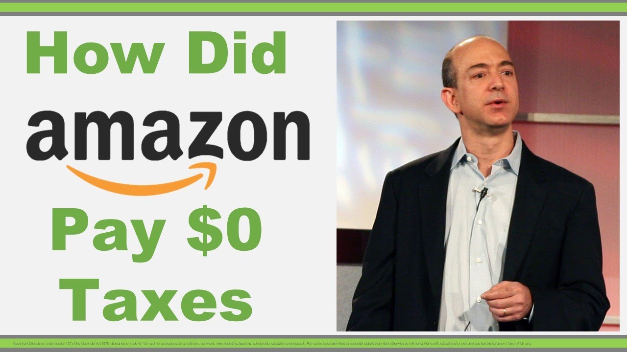 How Did Amazon Pay 0 Federal Tax? YouTube