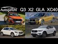 Audi Q3 vs BMW X2 vs Mercedes GLA vs Volvo XC40 Comparison Best Compact Premium SUV