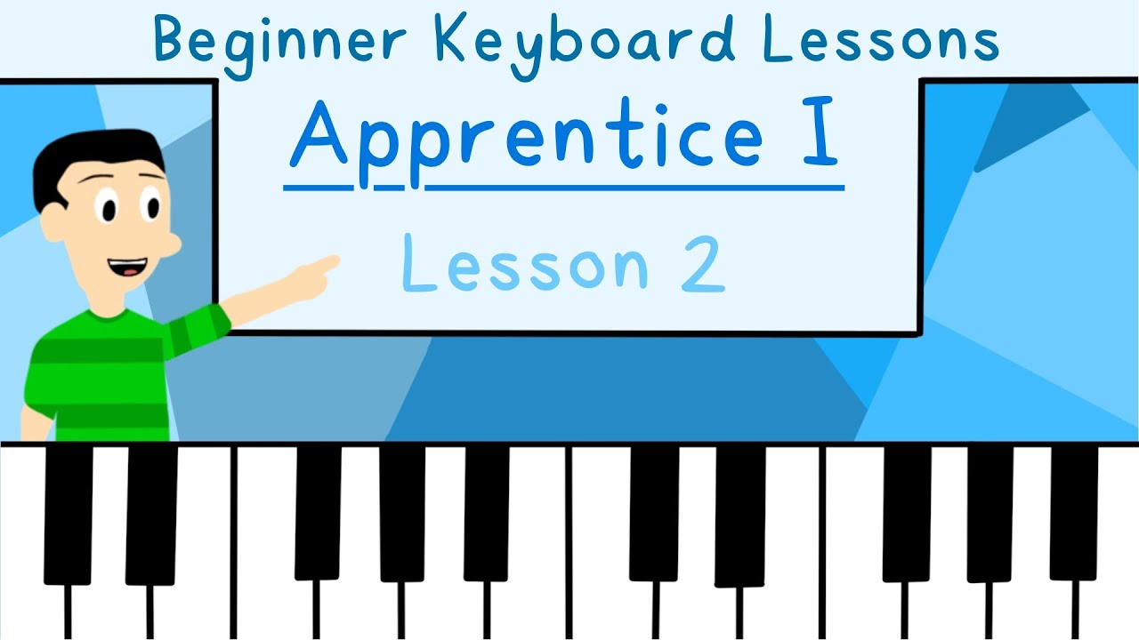 Beginner Keyboard Tutorial || Apprentice I - Lesson 2:- The Grand Staff ...