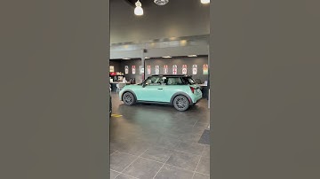 Thumbnail of Ocean Wave Green is one of MINI’s best new color options #minicooper #minis #cars #minicoopers #fyp