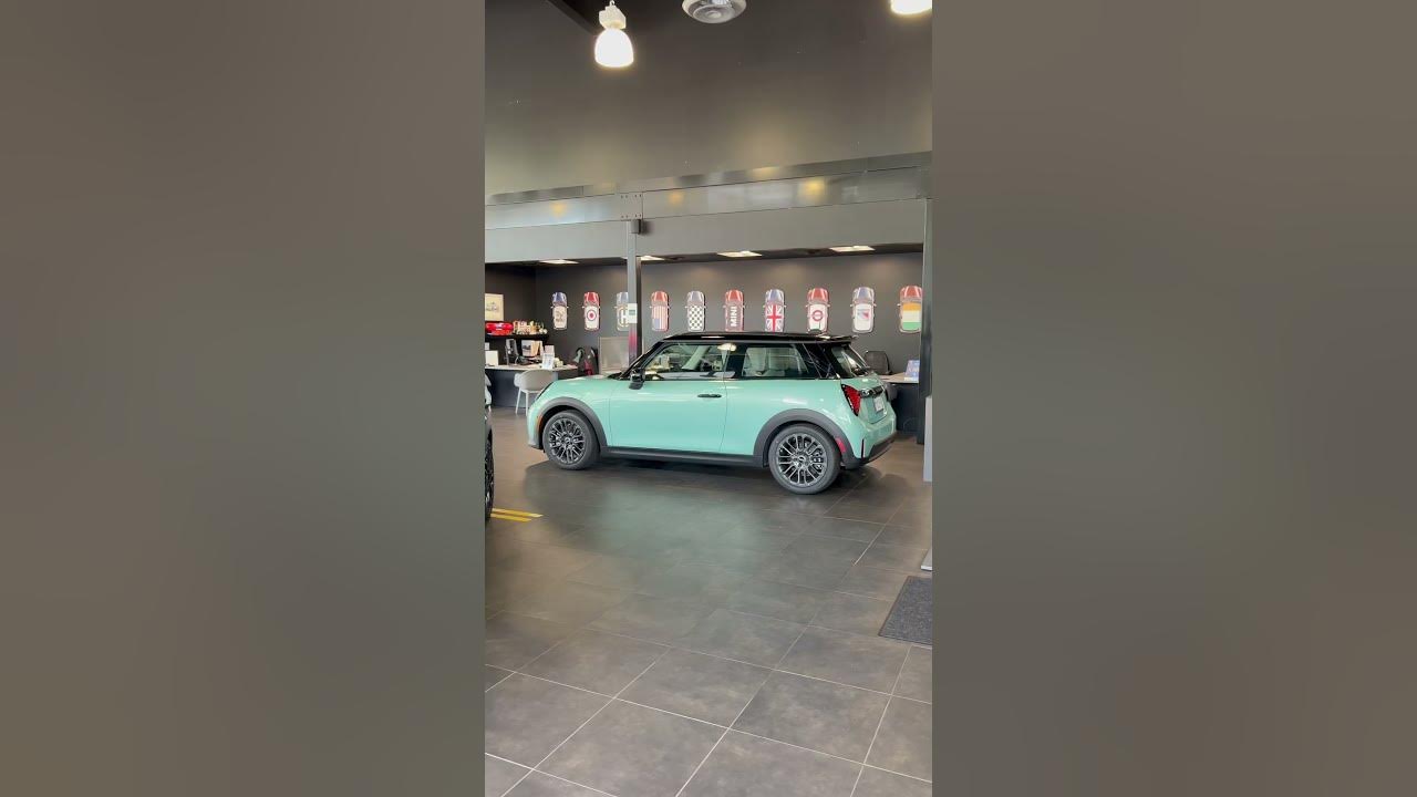 Ocean Wave Green is one of MINI’s best new color options #minicooper #minis #cars #minicoopers #fyp