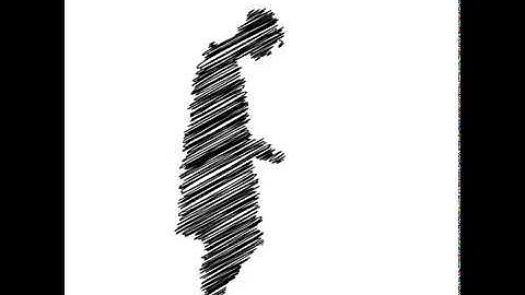 After Effects Scribble Silhouette Style 1