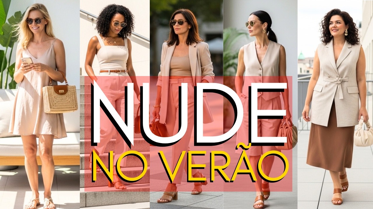 NUDE É O NOVO BRANCO: COMO COMBINÁ-LO COM ELEGÂNCIA NO VERÃO