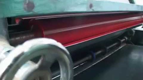 Two color flexo printing machine