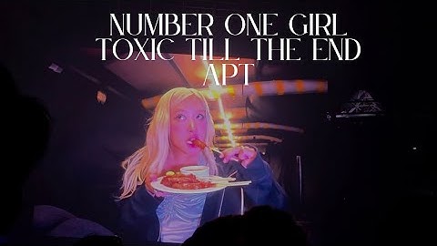 021125 BLACKPINK DEADLINE JAKARTA - ROSE SOLO STAGE (NUMBER ONE GIRL, TOXIC TILL THE END, APT)