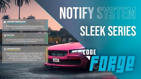 Notify with Settings Panel / Beautiful Design! / FiveM Script [STANDALONE]
