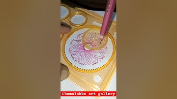What does this pattern resemble? Magic Ruler Small ruler, big wisdom 🥰 #2025 #shorts #Spirograph