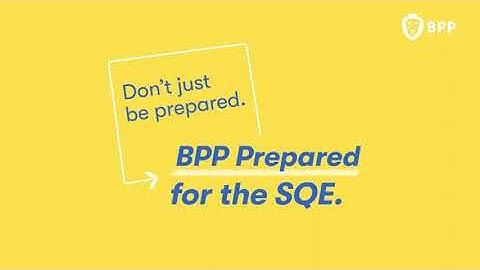 Preparing for the SQE with BPP