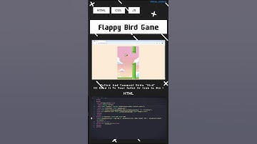 Flappy Bird Game with HTML, CSS & JS 🐦 | #Shorts #CreativeCoding #Trending #coding #job