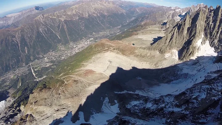 Eric Dossantos Chamonix Wingsuit Tree Line (crash)