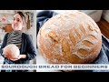 Sourdough Bread for Beginners | NO KNEAD