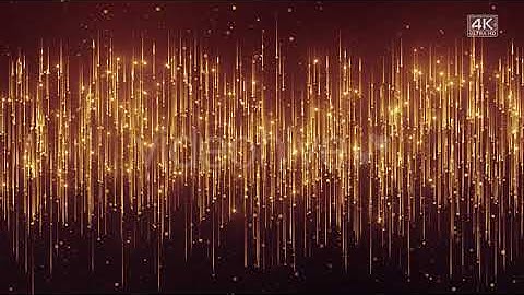 Gold Particles Rain | Motion Graphics - Envato elements